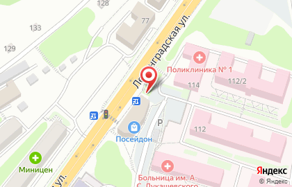 Торговый павильон в Петропавловске-Камчатском на карте