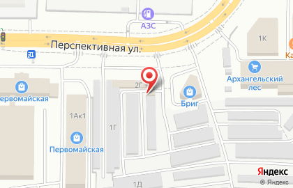 Гаражный кооператив Каскад на Перспективной улице на карте