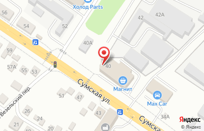 Фабрика рекламы Камелот на Сумской улице на карте