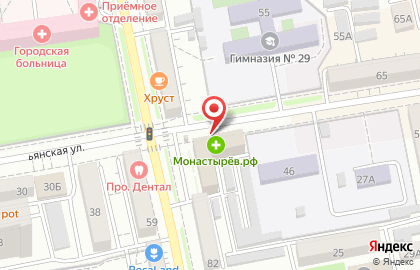 Танцевальный центр in top на Советской улице на карте