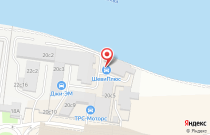 Техцентр ШевиПлюс на Автозаводской улице на карте