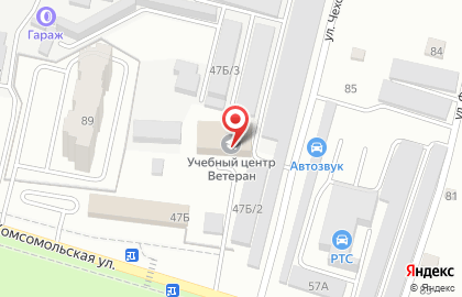 Учебный центр Ветеран на Комсомольской на карте