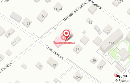 Ильинская поликлиника на карте