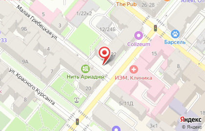 Интерстрой в Петроградском районе на карте