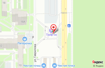 Таиф-нк азс в Ново-Савиновском районе на карте