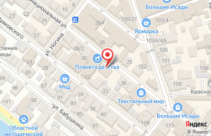 Магазин спорттоваров Asics на карте