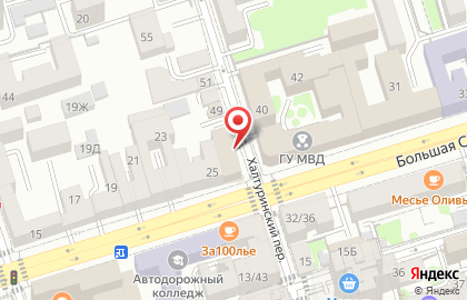 АКБ Банк Москвы на Большой Садовой улице на карте