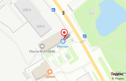 Супермаркет Магнит на улице Павла Корчагина на карте