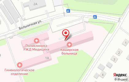Ст. Ожерелье Узловая Поликлиника нуз (ржд Оао) на карте