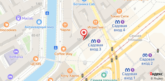 Адвокатское бюро Грабовский и Дейнеко на Сенной площади на карте