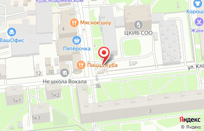 Киоск по продаже фруктов и овощей на Красноармейском проспекте на карте