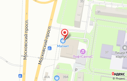 Супермаркет Магнит на Московском проспекте, 39 на карте