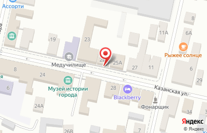 Банкомат Ак Барс на Казанской улице, 25 в Елабуге на карте