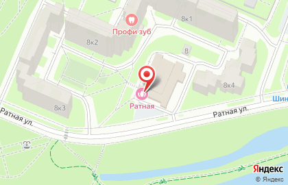 Супермаркет Пятёрочка на Ратной улице на карте