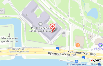 Приемная ректора РГУП на карте