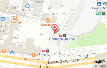 Слетать.ру на улице Золоторожский Вал на карте