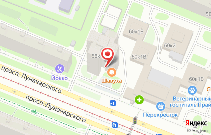Магазин продуктов в Санкт-Петербурге на карте