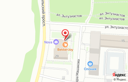 Пекарня Bekker на Комсомольском проспекте на карте