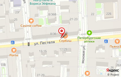Восьмерка на карте
