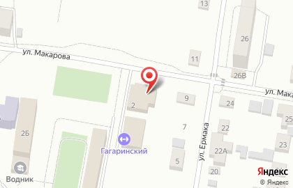 Продуктовый магазин в Тюмени на карте