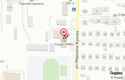Многофункциональный центр Мои документы на улице Маршала Жукова на карте