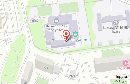 Международная академия спорта Ирины Винер на Строгинском бульваре на карте