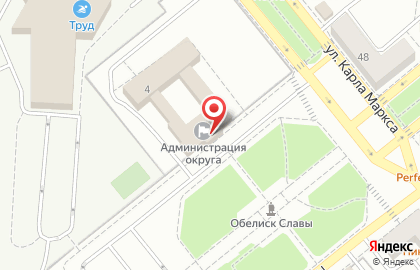 Банкомат АВТОВАЗБАНК, Центральный район на площади Свободы на карте