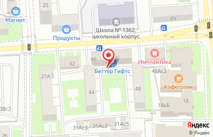 Парус на Ткацкой улице на карте