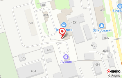Сабировский лес на карте