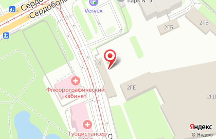 Ракета на Сердобольской улице на карте
