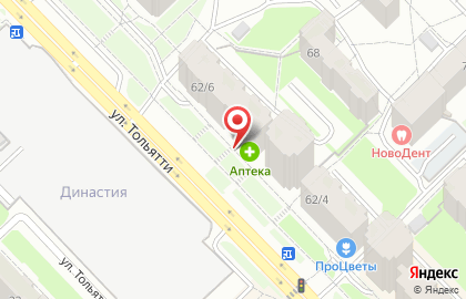 Магазин корейских салатов в Центральном районе на карте