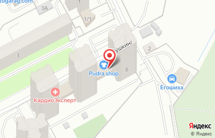 Магазин женской одежды PUDRA shop на карте
