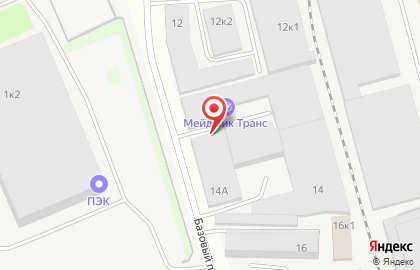 Интернет-магазин отопительного оборудования ТеплоВсем в Базовом проезде на карте