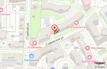 Страховая компания СОГАЗ-Мед на Славянской улице на карте
