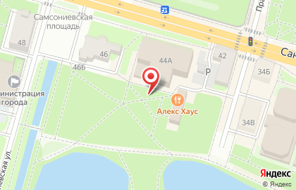 Банкомат, Банк Санкт-Петербург, ОАО, Петродворцовый район на Санкт-Петербургском проспекте на карте
