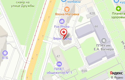Бюро недвижимости Надежда в Мотовилихинском районе на карте