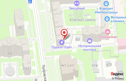Киоск по ремонту обуви, Московский район на Пулковской улице на карте