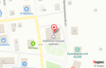 Отдел Социальных Выплат, Жилищных Субсидий и Льгот Краснобаковского Района на карте