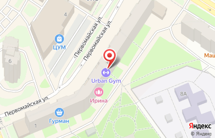 Бар Закуток, бар на Первомайской улице на карте
