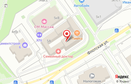 Аптека Да, Здоров! на Флотской улице, 5а на карте