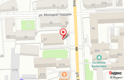 Туристическое агентство Интурист на улице Ленина на карте