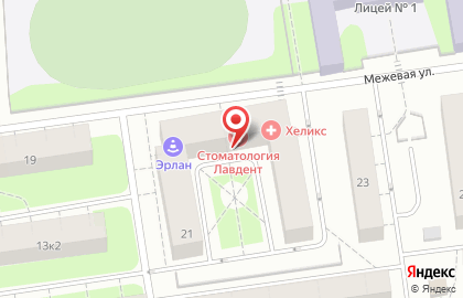 Автошкола Эрлан на Межевой улице во Всеволожске на карте