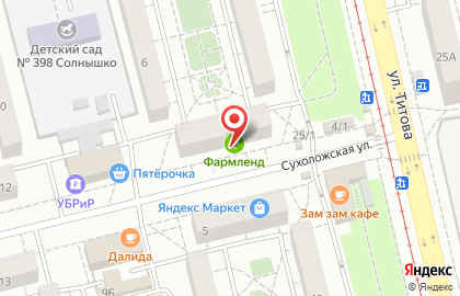 Ситилаб на Сухоложской улице на карте