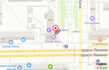Ростелеком для дома на проспекте Ленина на карте