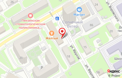 Рекламное агентство Мега в Октябрьском районе на карте