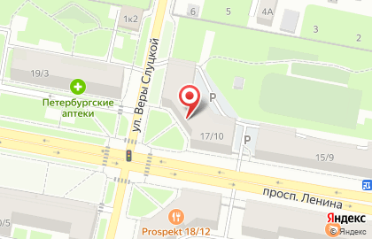 Московский индустриальный банк в Санкт-Петербурге на карте