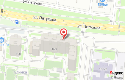 Микрорайон Тулинка в Кировском районе на карте