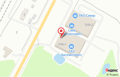 Автосалон УАЗ-Север Вологда на карте