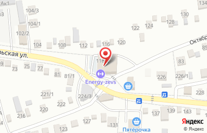 Пример строй на карте