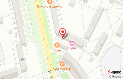 Продовольственный магазин Бублик на улице Химиков на карте